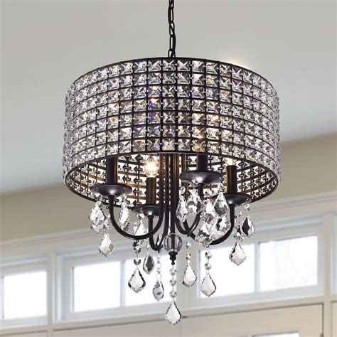 wayfair chandeliers black metal